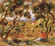 Pierre Renoir The Vines at Cagnes oil painting artist